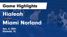 Hialeah  vs Miami Norland Game Highlights - Jan. 4, 2021