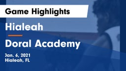 Hialeah  vs Doral Academy  Game Highlights - Jan. 6, 2021