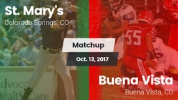 Matchup: St. Mary's High vs. Buena Vista  2017