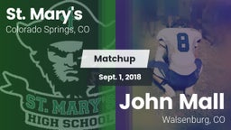 Matchup: St. Mary's High vs. John Mall  2018