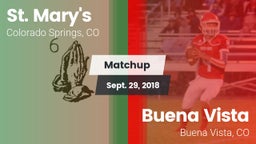 Matchup: St. Mary's High vs. Buena Vista  2018