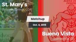 Matchup: St. Mary's High vs. Buena Vista  2019