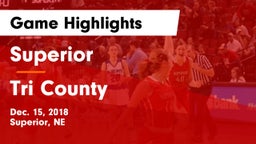 Superior  vs Tri County  Game Highlights - Dec. 15, 2018