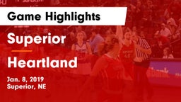 Superior  vs Heartland  Game Highlights - Jan. 8, 2019