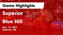 Superior  vs Blue Hill Game Highlights - Dec. 12, 2019