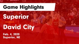 Superior  vs David City  Game Highlights - Feb. 4, 2020