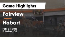 Fairview  vs Hobart  Game Highlights - Feb. 21, 2019