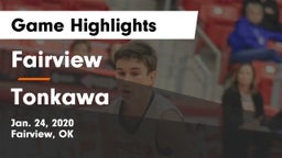 Fairview  vs Tonkawa  Game Highlights - Jan. 24, 2020