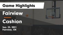 Fairview  vs Cashion  Game Highlights - Jan. 23, 2021