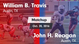 Matchup: Travis  vs. John H. Reagan  2016