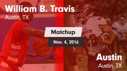 Matchup: Travis  vs. Austin  2016