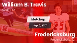 Matchup: Travis  vs. Fredericksburg  2017