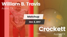 Matchup: Travis  vs. Crockett  2017