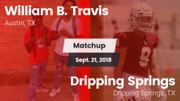 Matchup: Travis  vs. Dripping Springs  2018