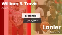 Matchup: Travis  vs. Lanier  2018