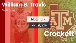 Matchup: Travis  vs. Crockett  2018
