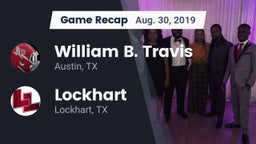 Recap: William B. Travis  vs. Lockhart  2019