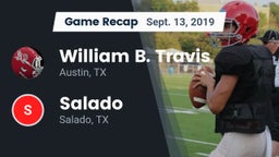 Recap: William B. Travis  vs. Salado   2019