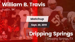 Matchup: Travis  vs. Dripping Springs  2019