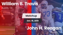 Matchup: Travis  vs. John H. Reagan  2019