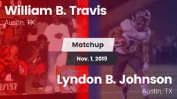 Matchup: Travis  vs. Lyndon B. Johnson  2019
