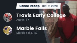 Recap: Travis Early College  vs. Marble Falls  2020