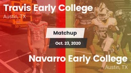 Matchup: Travis  vs. Navarro Early College  2020