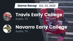 Recap: Travis Early College  vs. Navarro Early College  2020