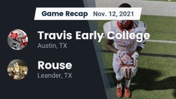 Recap: Travis Early College  vs. Rouse  2021