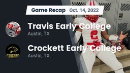 Recap: Travis Early College  vs. Crockett Early College  2022
