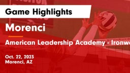 Morenci  vs American Leadership Academy - Ironwood Game Highlights - Oct. 22, 2023