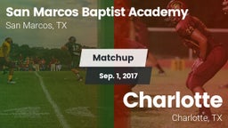 Matchup: San Marcos Baptist vs. Charlotte  2017