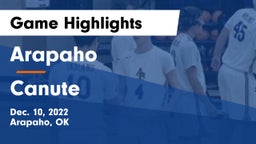 Arapaho  vs Canute Game Highlights - Dec. 10, 2022
