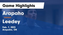 Arapaho  vs Leedey  Game Highlights - Feb. 7, 2023