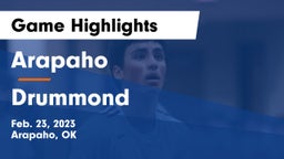 Arapaho  vs Drummond  Game Highlights - Feb. 23, 2023