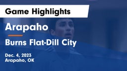 Arapaho  vs Burns Flat-Dill City  Game Highlights - Dec. 4, 2023