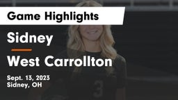 Sidney  vs West Carrollton  Game Highlights - Sept. 13, 2023