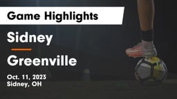 Sidney  vs Greenville  Game Highlights - Oct. 11, 2023