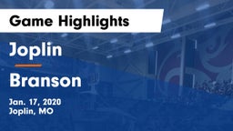 Joplin  vs Branson  Game Highlights - Jan. 17, 2020