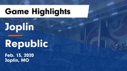 Joplin  vs Republic  Game Highlights - Feb. 13, 2020