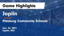 Joplin  vs Pittsburg Community Schools Game Highlights - Jan. 26, 2021