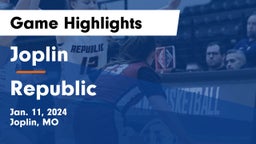 Joplin  vs Republic  Game Highlights - Jan. 11, 2024