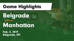 Belgrade  vs Manhattan  Game Highlights - Feb. 5, 2019