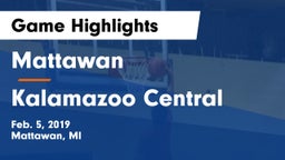 Mattawan  vs Kalamazoo Central  Game Highlights - Feb. 5, 2019