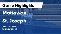 Mattawan  vs St. Joseph  Game Highlights - Jan. 10, 2020
