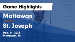 Mattawan  vs St. Joseph  Game Highlights - Dec. 14, 2023