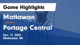 Mattawan  vs Portage Central  Game Highlights - Jan. 11, 2024