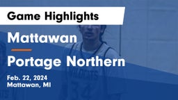 Mattawan  vs Portage Northern  Game Highlights - Feb. 22, 2024