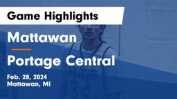 Mattawan  vs Portage Central  Game Highlights - Feb. 28, 2024