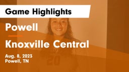 Powell  vs Knoxville Central  Game Highlights - Aug. 8, 2023